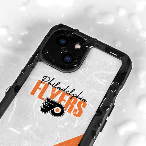 NHL Philadelphia Flyers Script iPhone 15 Waterproof Case